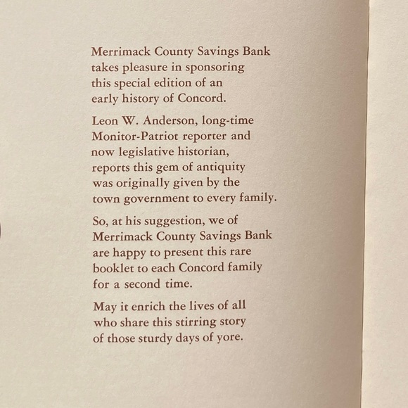 Annals of The Town of Concord NH New Hampshire Pennacook Merrimack New England - Picture 6 of 8